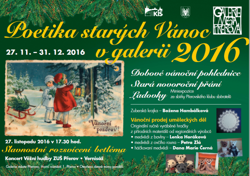 Poetika starých Vánoc naladí v Galerii města Přerova