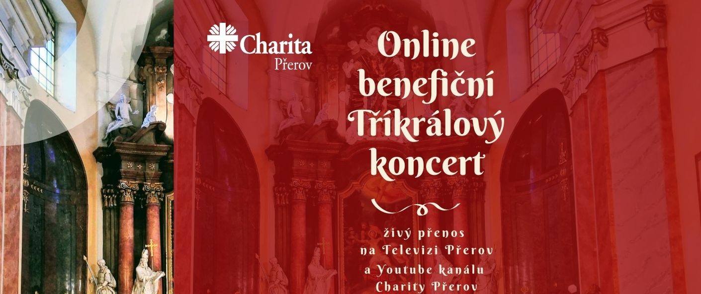 Už dnes online benefiční koncert Charity Přerov z kostela sv. Vavřince