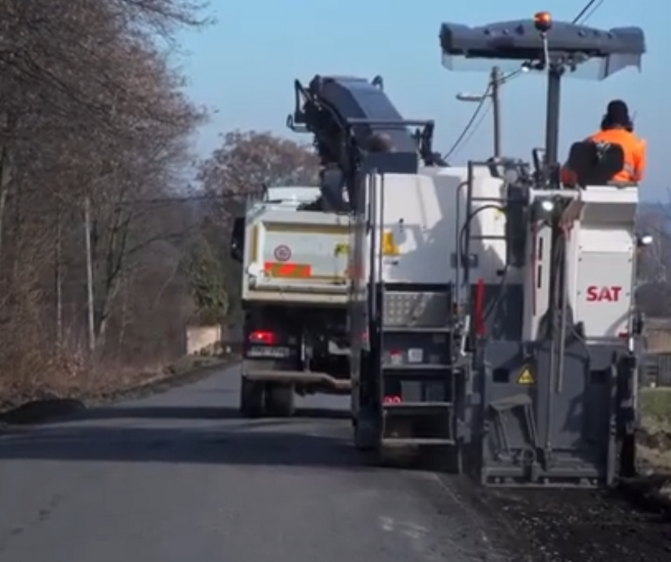 Oprava silnice z Předmostí do Vinar